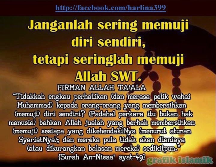 Jangan mengkambing hitamkan orang lain