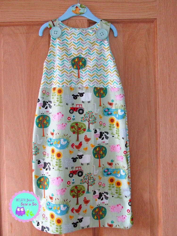 Blue Jelly Sew n So Victoria Rogers New Baby Card and Gift Set