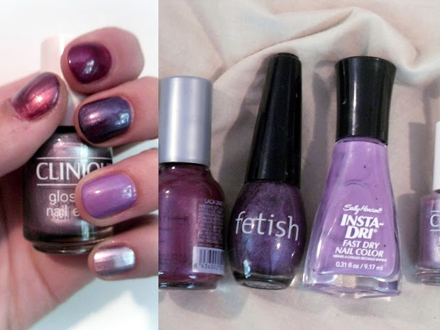 college gloss diy nails rainbow