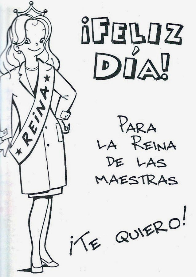 Dibujos Del Maestro Manualidades Infantiles