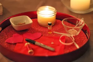 Ritual del saquito para San Valentin