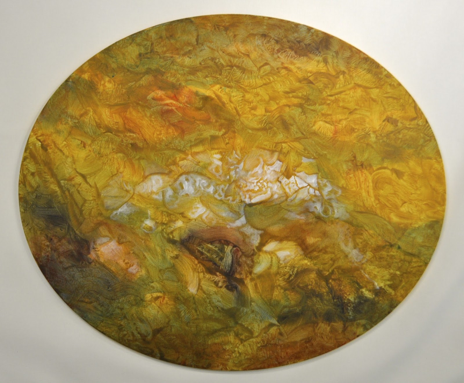  Ron Mills de Pinyas, painter, muralist "Tondo" round and "Ovato