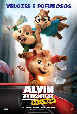 Filme Poster Alvin e os Esquilos: Na Estrada CAM XviD & RMVB Dublado