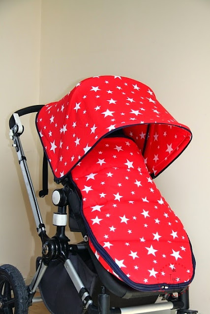 Conjunto fundas bugaboo rojo