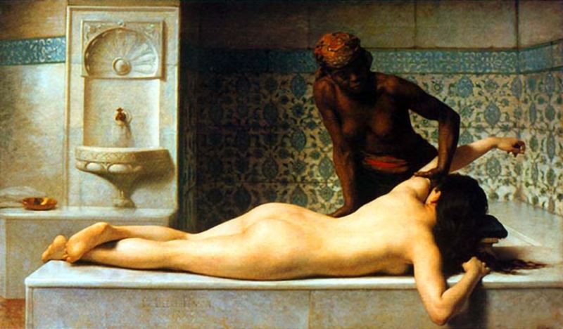 the orientalists the massage by bernard debat-ponsan