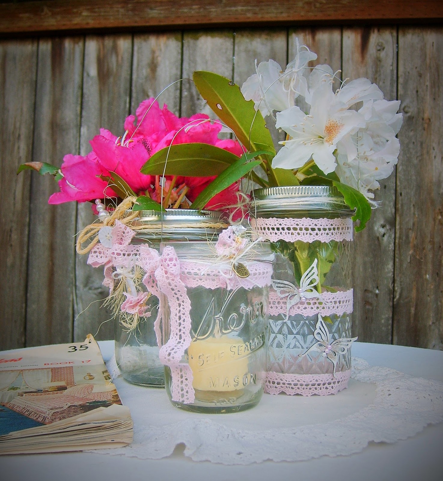 Really Reasonable Ribbon Blog Mason Jar Vases