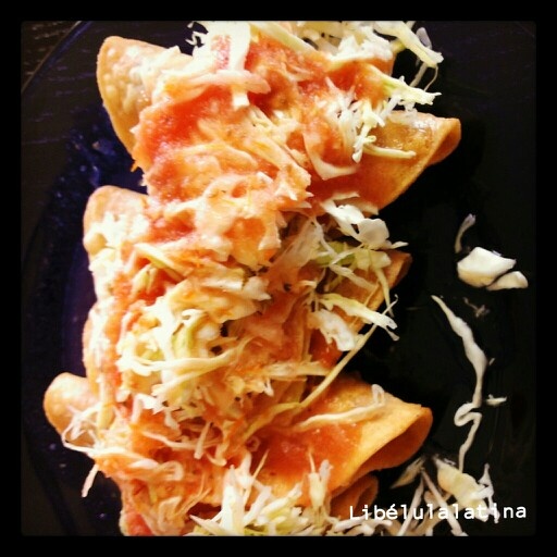 Una Mexicana en USA Éstos son los tacos Dorados.