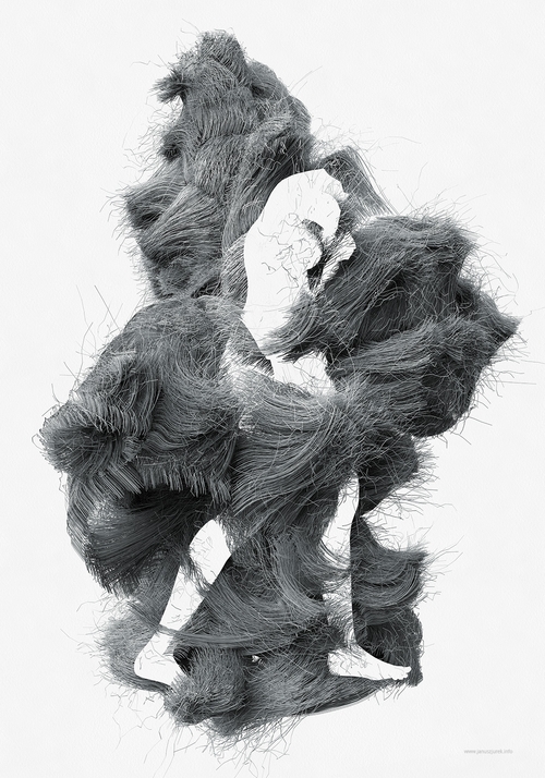 06-nogi-nogi-Janusz-Jurek-Drawings-of-Texture-Enveloping-and-Constructing-the-Body-www-designstack-co