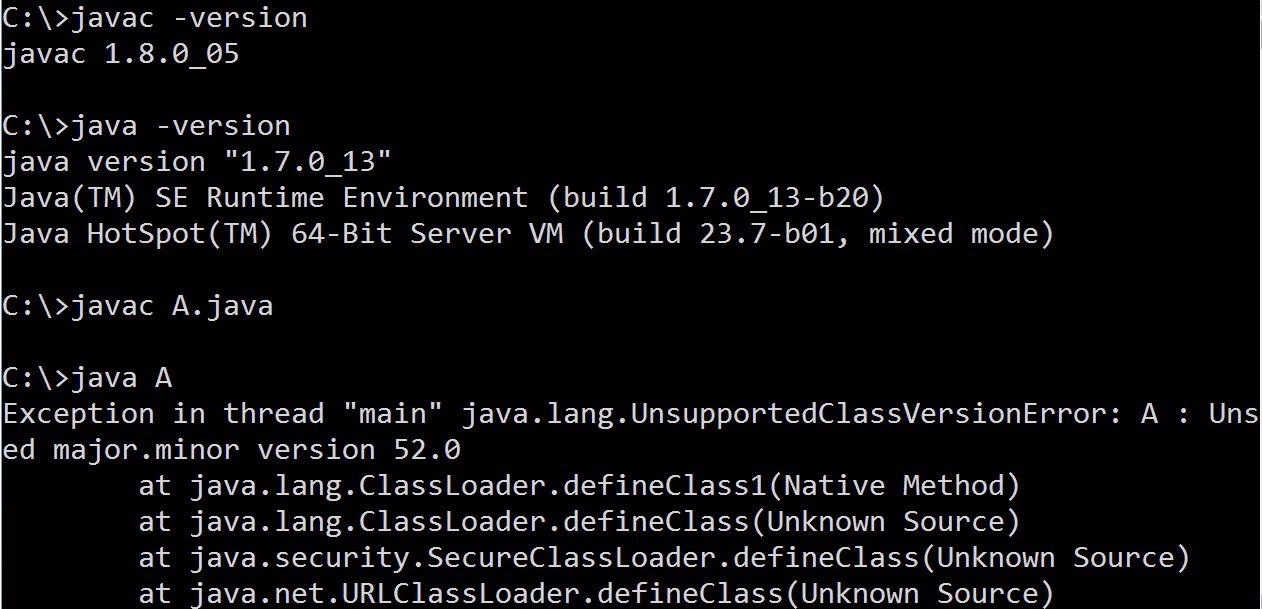 Programming for beginners UnsupportedClassVersionError