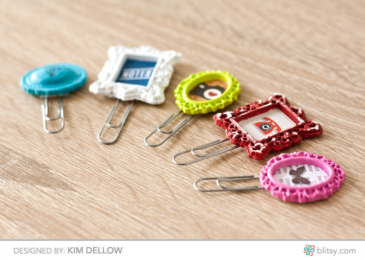 Blitsy Tutorial Time DIY Paperclip Embellishments Kim Dellow