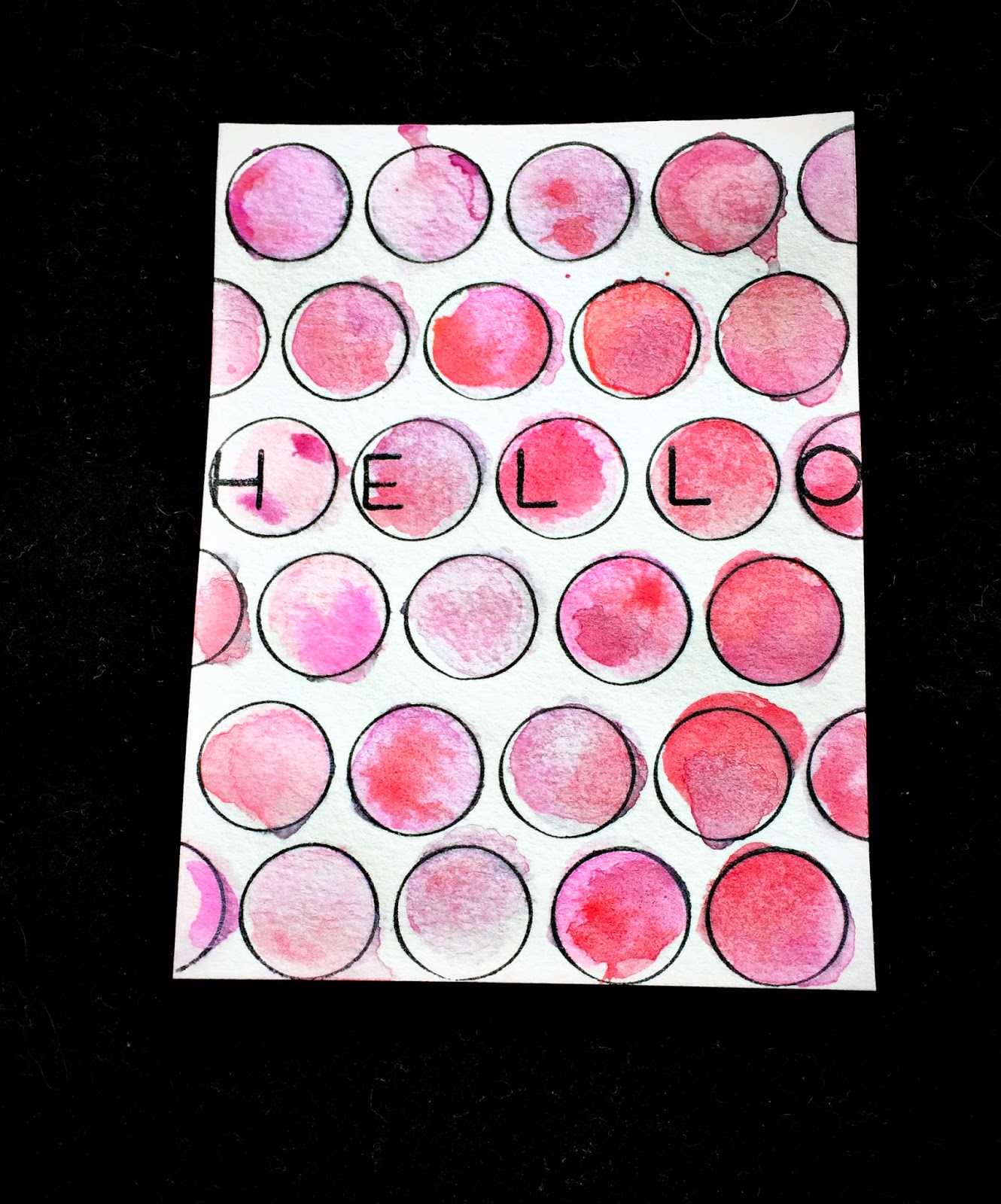 Clearly Stamping Stamping with Watercolor