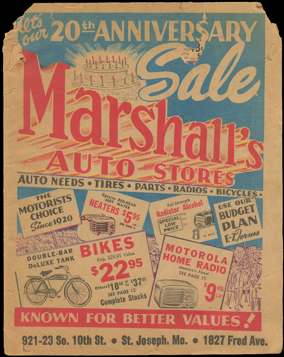 Neato Coolville 1940 MARSHALL'S AUTO STORES CATALOG