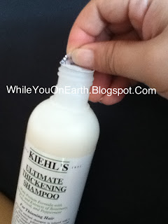 kiehl shampoo thickening ultimate event during