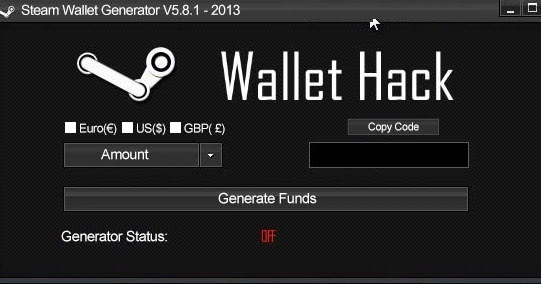 Steam wallet generator no human verification
