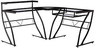 The Best Z Line Designs Zl1441 2du Feliz Glass L Desk Black