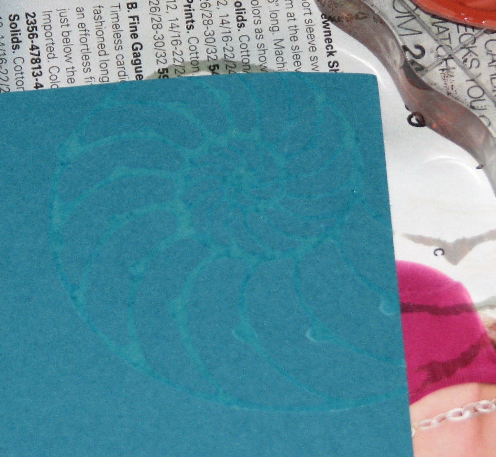 Ink Stains Bleach Stamping Technique Challenge