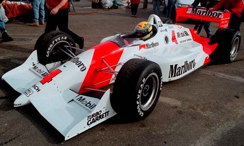Senna testou na Indy no final de 1992