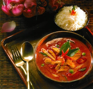 Curry tai rojo de verduras
