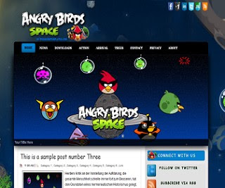 3 Template Angry Bird Blog terbaru 2013