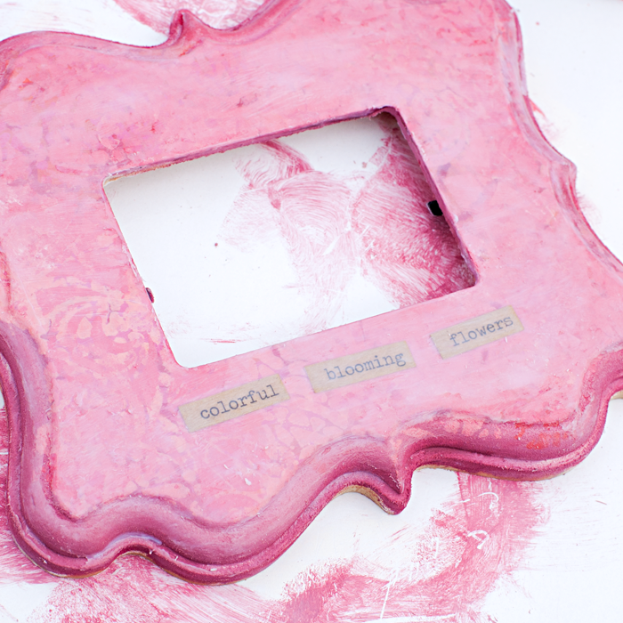 punk projects Mixed Media DIY Painting a Frame