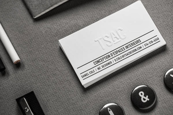 Embossed Business Cards