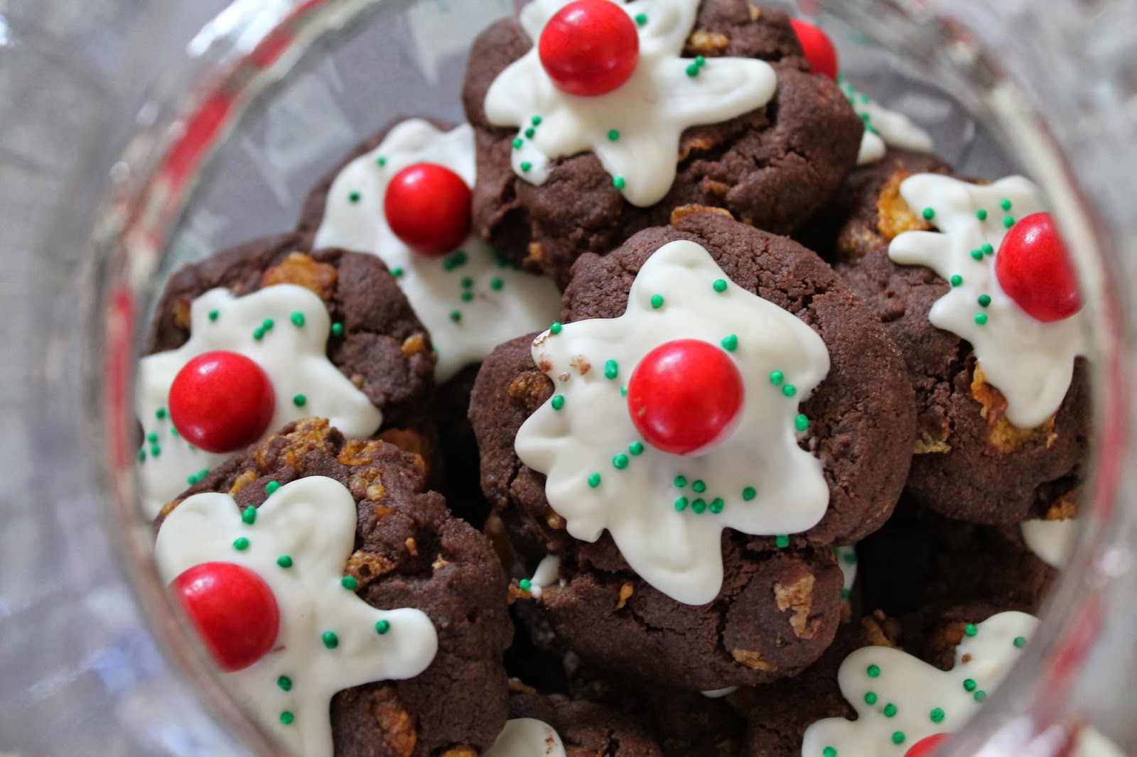 Kara's Cake's Chocolate Afghan Christmas Pudding Cookies Recipe