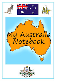 Free Printable My Australia Notebook Pages
