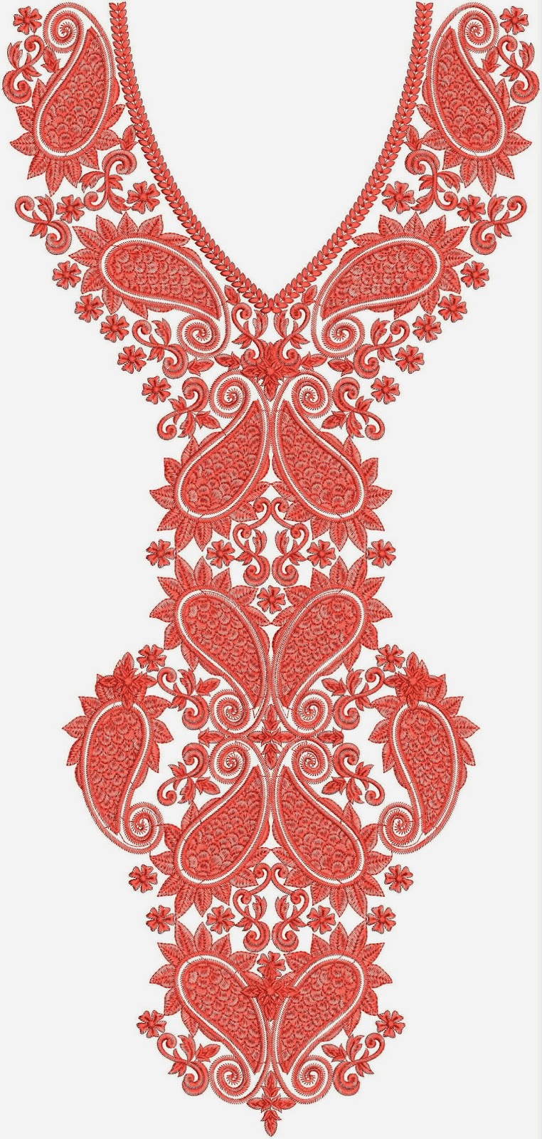 Embdesigntube standard neck embroidery designs