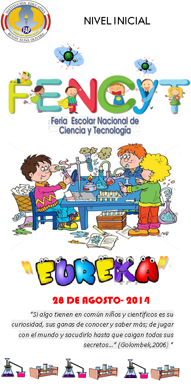 XXIV FENCYT  "EUREKA 2014" NIVEL INICIAL