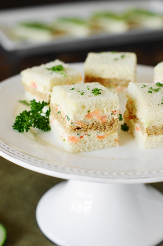 Cucumber Tea Sandwiches 3 Spreads & 3 Ways The Kitchen is My Playground