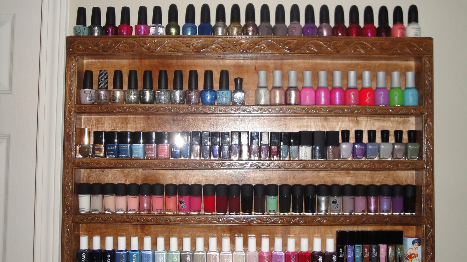 Jayded Dreaming Beauty Blog HomeMade Nail Polish Rack