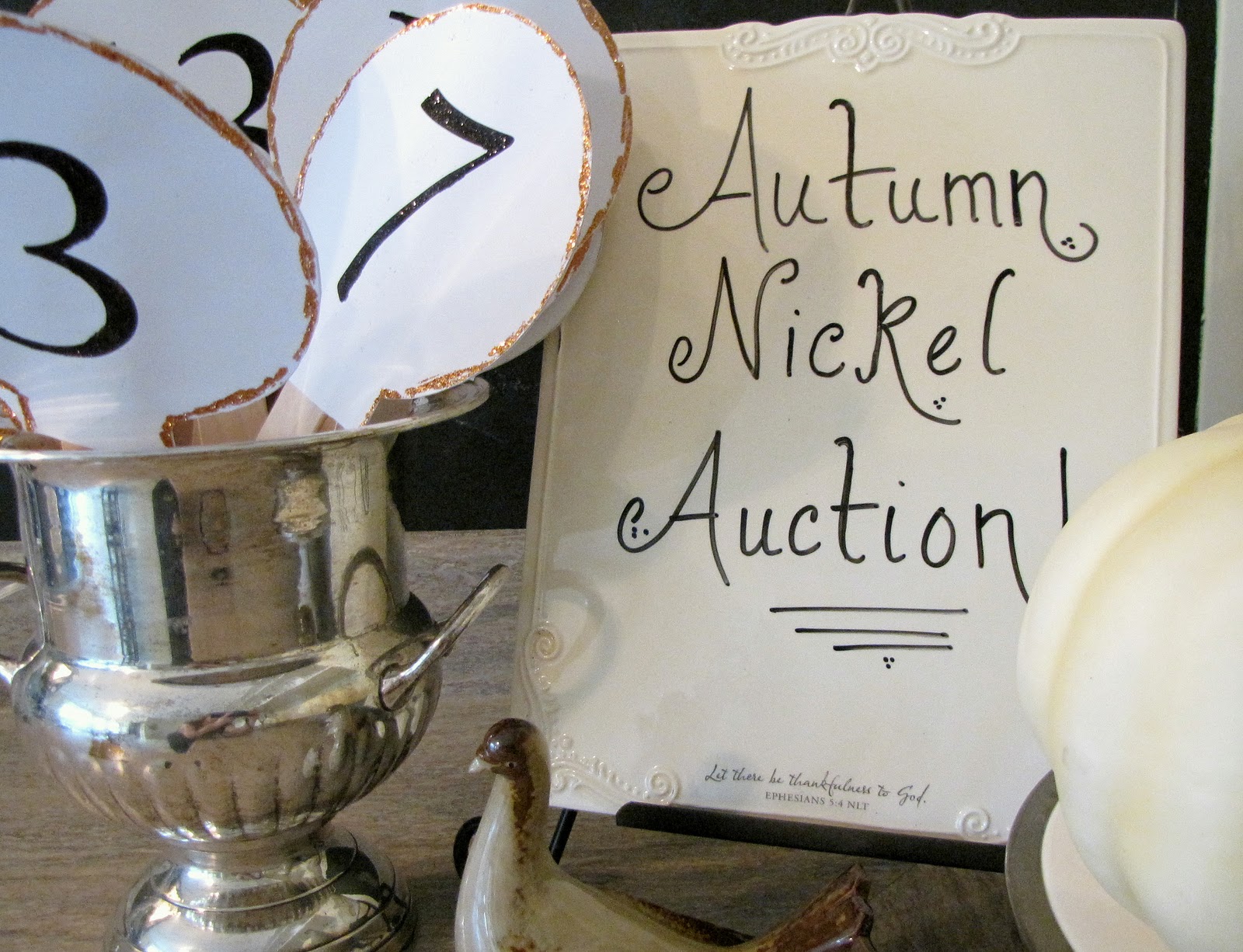 Goodbye House O Home Blog An Autumn Nickel Auction Party An Autumn Nickel Auction Party