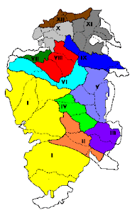 Zones del Cadastre Espeleològic de Burgos.