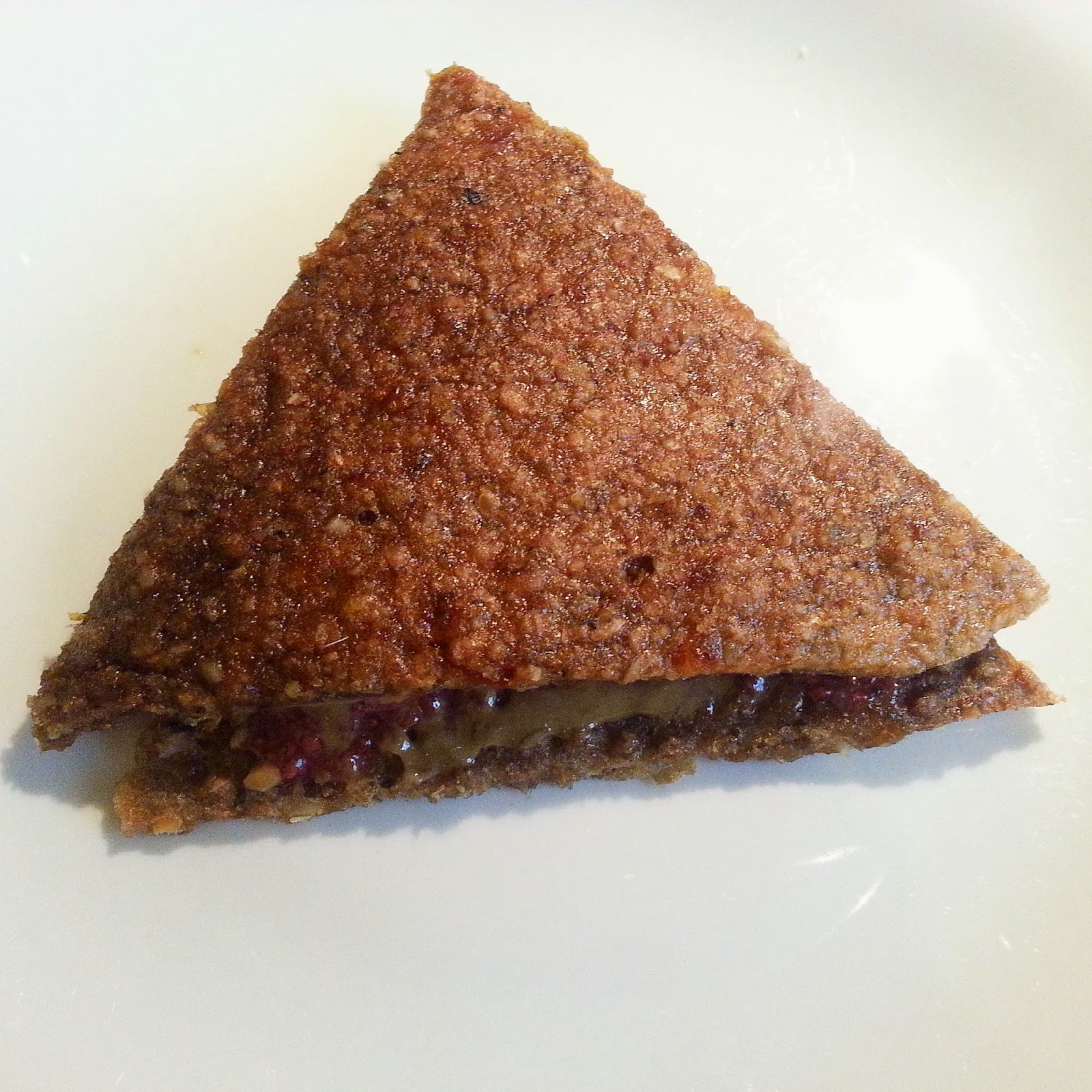 Radiate the Day Raw Nut Butter and Jelly Sandwich