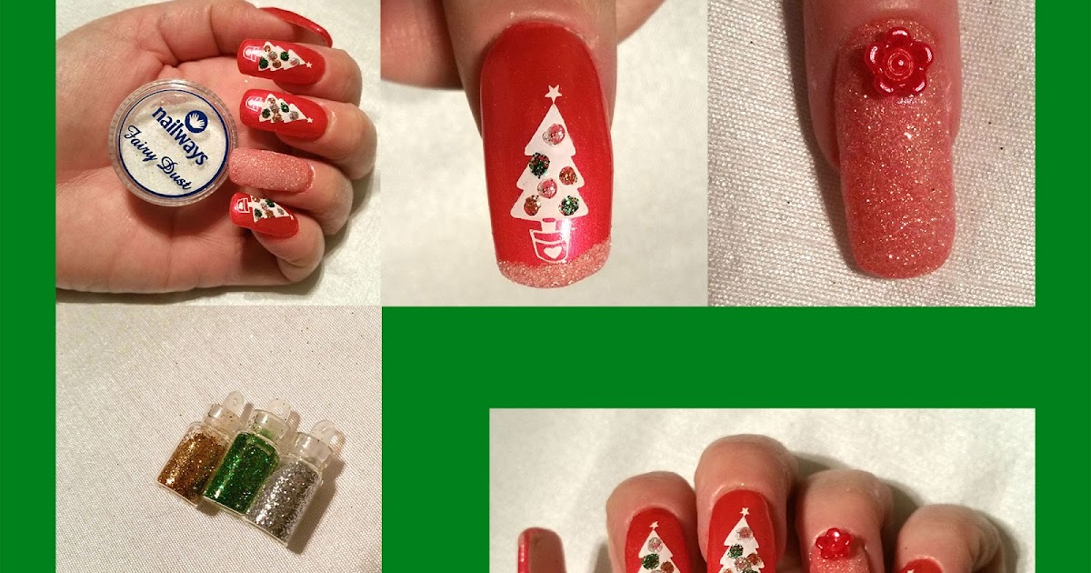 Nailways HOW TO MAKE A CHRISTMAS TREE NAIL ART