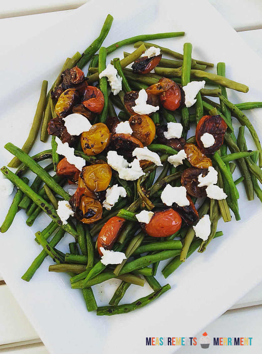 Measurements of Merriment Goat Cheese Green Beans