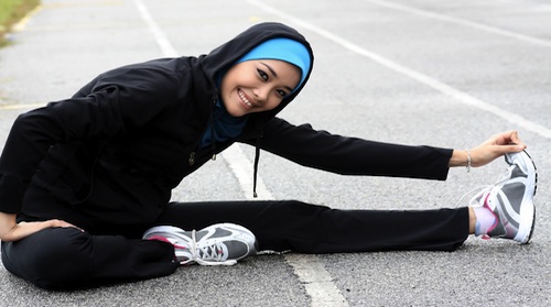 wanita bersukan