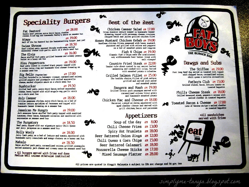 Little Pleasures in Life Fat Boy's Burger Bar Publika, Solaris Dutamas