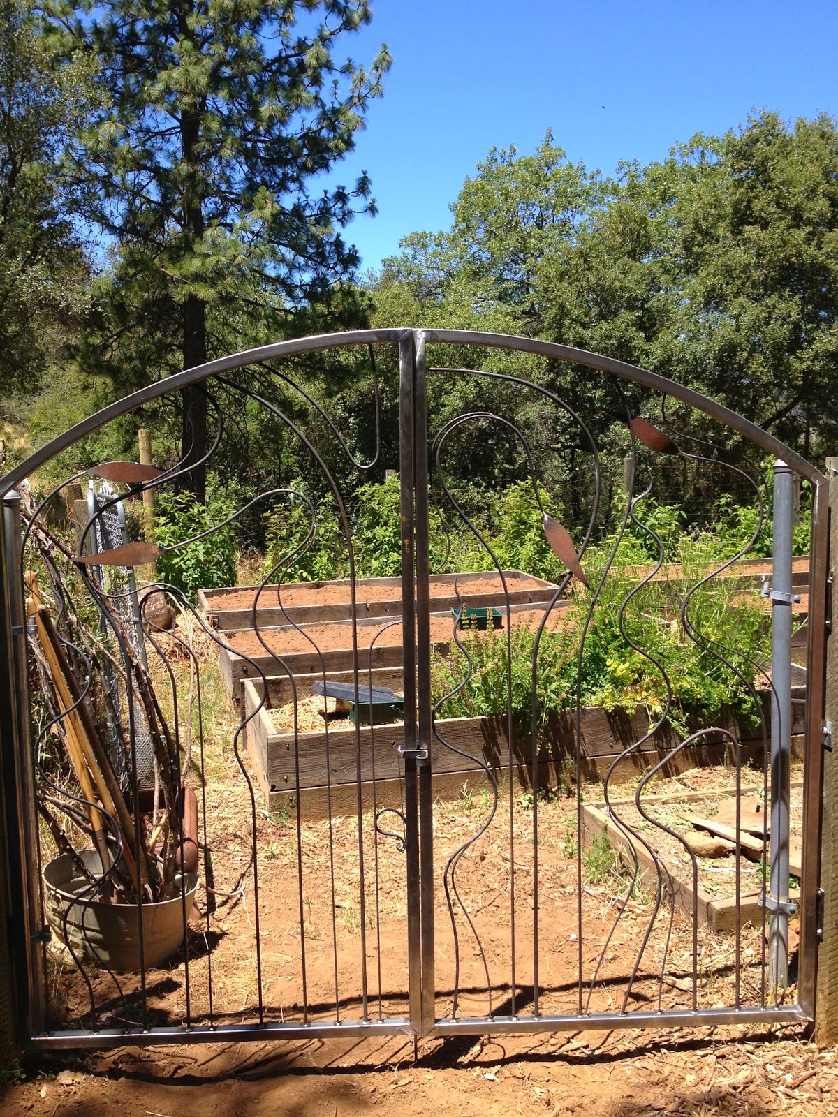 Living Iron Art Nouveau Gate 1