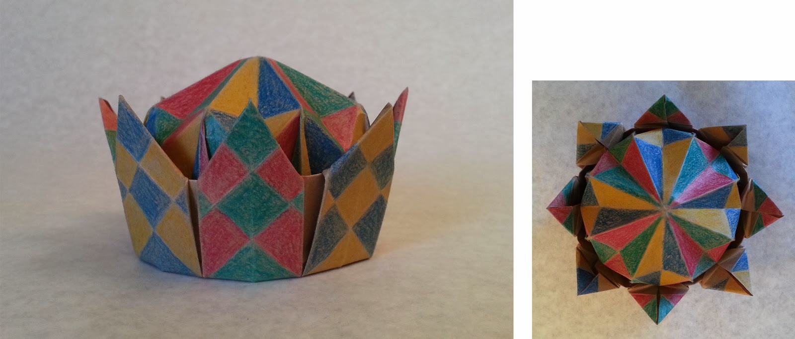 origami crown origami crown