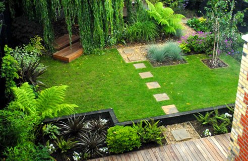 Modern homes garden ideas. | New home designs