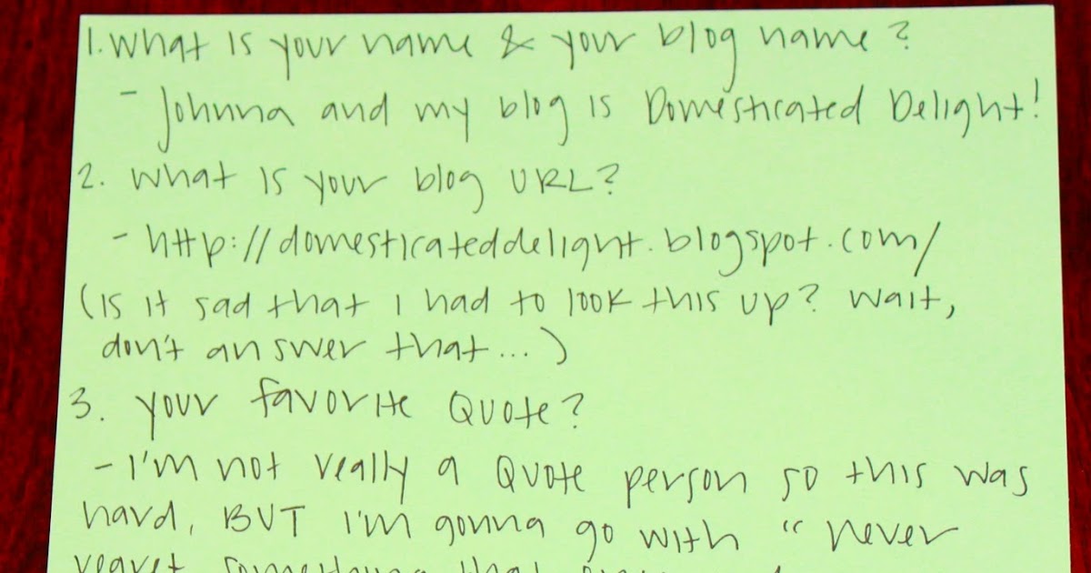 Domesticated Delight: I have messy writing.
