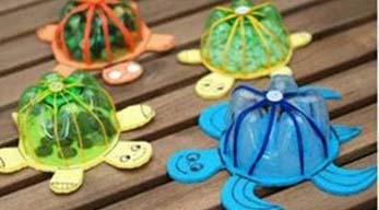 juguetes con botellas de plastico faciles