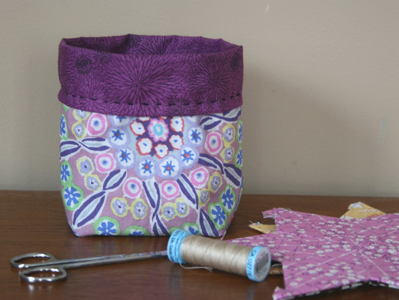crazy mom quilts tiny trash can and a new pattern