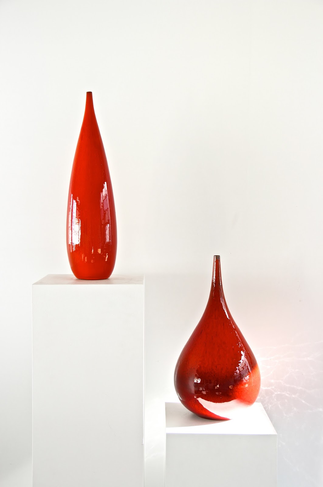 WOUTER HARVEY Amphora Red 60's Vases