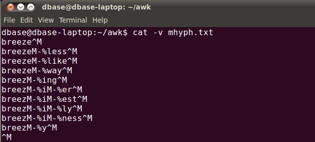 linux cat command
