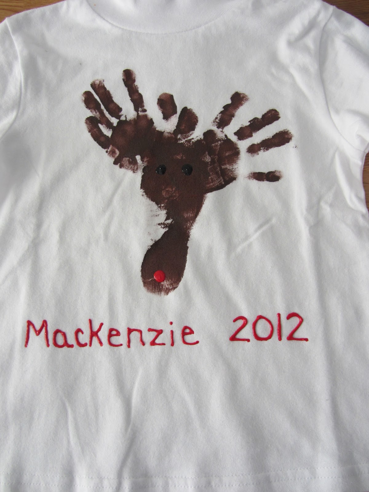 Been There Baked That Handprint Footprint Reindeer Shirts