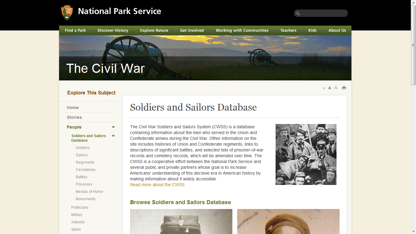 GeneaMusings Tuesday's Tip Use the Civil War Soldiers and Sailors Site