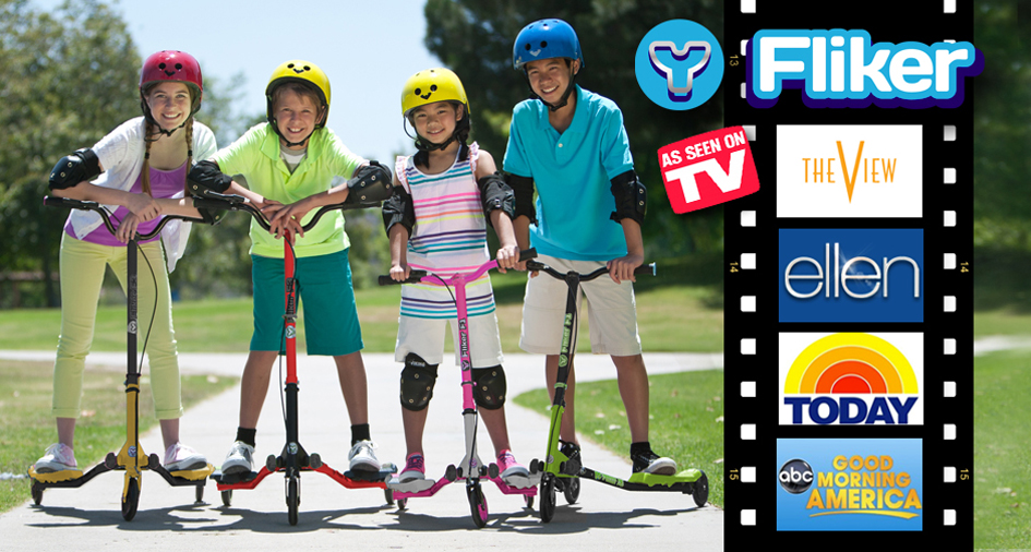 Innovative YFlicker Scooter For Kids Yvolution Presents Innovative