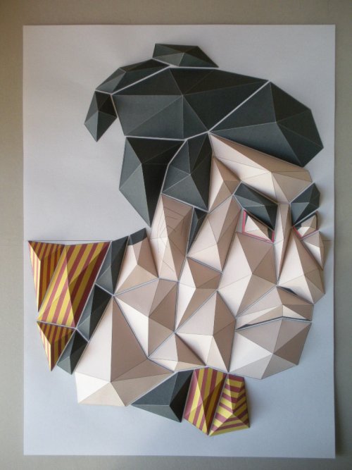 kota hiratsuka mosaicos de origami papel colorido kota hiratsuka mosaicos de origami papel colorido